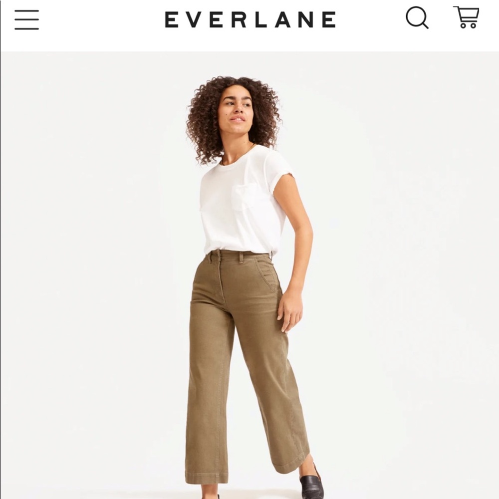 Everlane Wide-Leg Crop Pant
